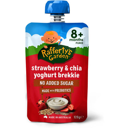 Rafferty’s Garden Baby Food Pouch 120g – 8+ Months Mash & Puree (All Flavors)