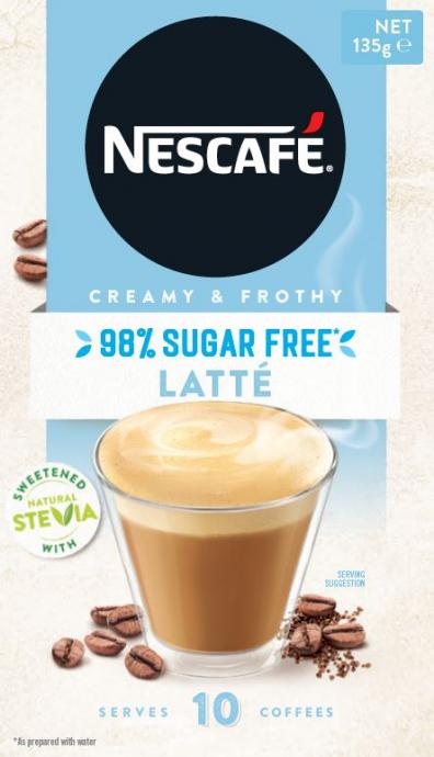 Nescafe Sugar Free Instant Coffee Sachets – 10 Pack (All Flavors)
