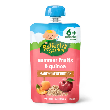 Rafferty’s Garden Baby Food Puree 120g – 6+ Months (All Flavors)