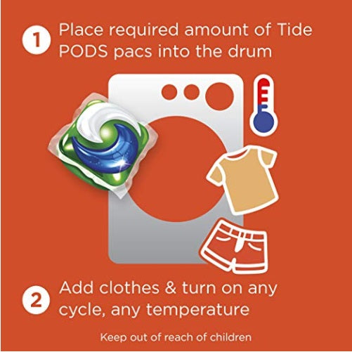 TIDE PODS 3-IN-1 LAUNDRY DETERGENT (SPRING MEADOW, 112 PODS)